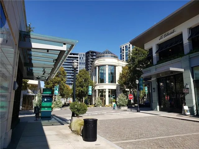 a view of a building with a patio