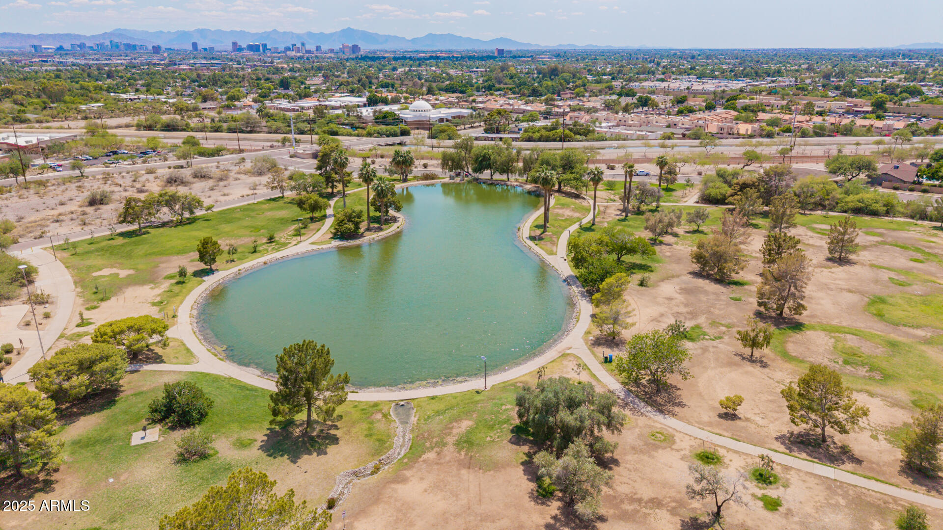 2234 East Lawrence Road Phoenix, AZ 85016 - Photo 65 of 71 an aerial view of residential house with outdoor space