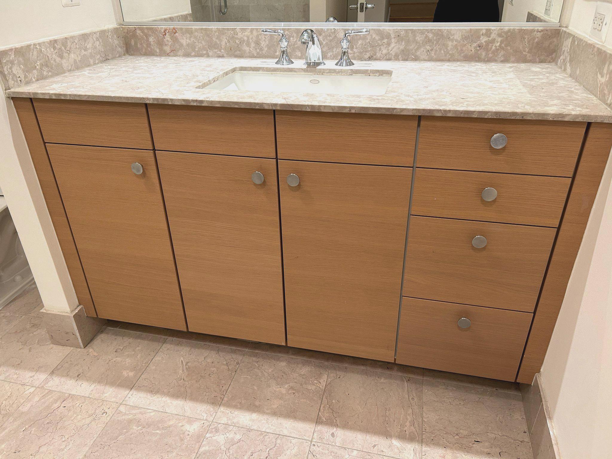 2425 L Street Northwest, Unit 421 Washington, DC 20037 - Photo 15 of 18 Large vanity with ample storage.