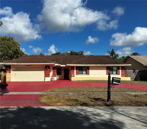 front view of house with a yard
