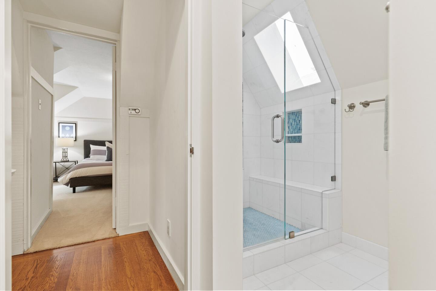 750 Edgewood Road San Mateo, CA 94402 - Photo 18 of 26 a en suite bathroom with a sink and a mirror