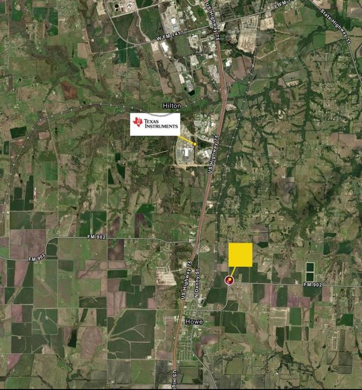 One Ponderosa Road Howe, TX 75459 - Photo 1 of 4 Aerial map of property and surrounding area