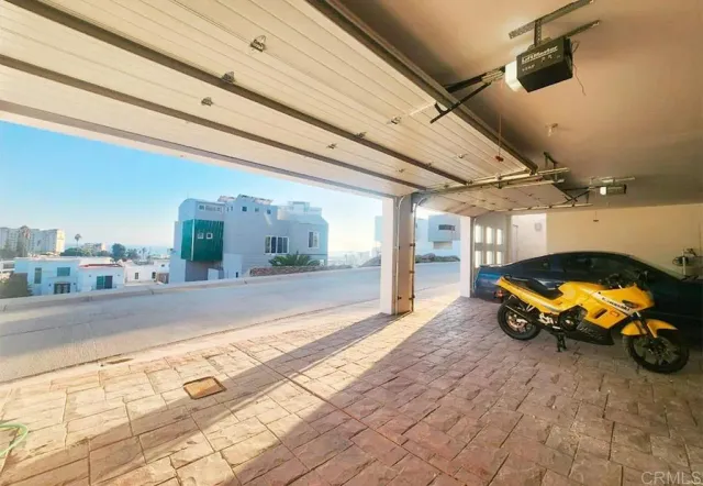 a view of a city with tall buildings