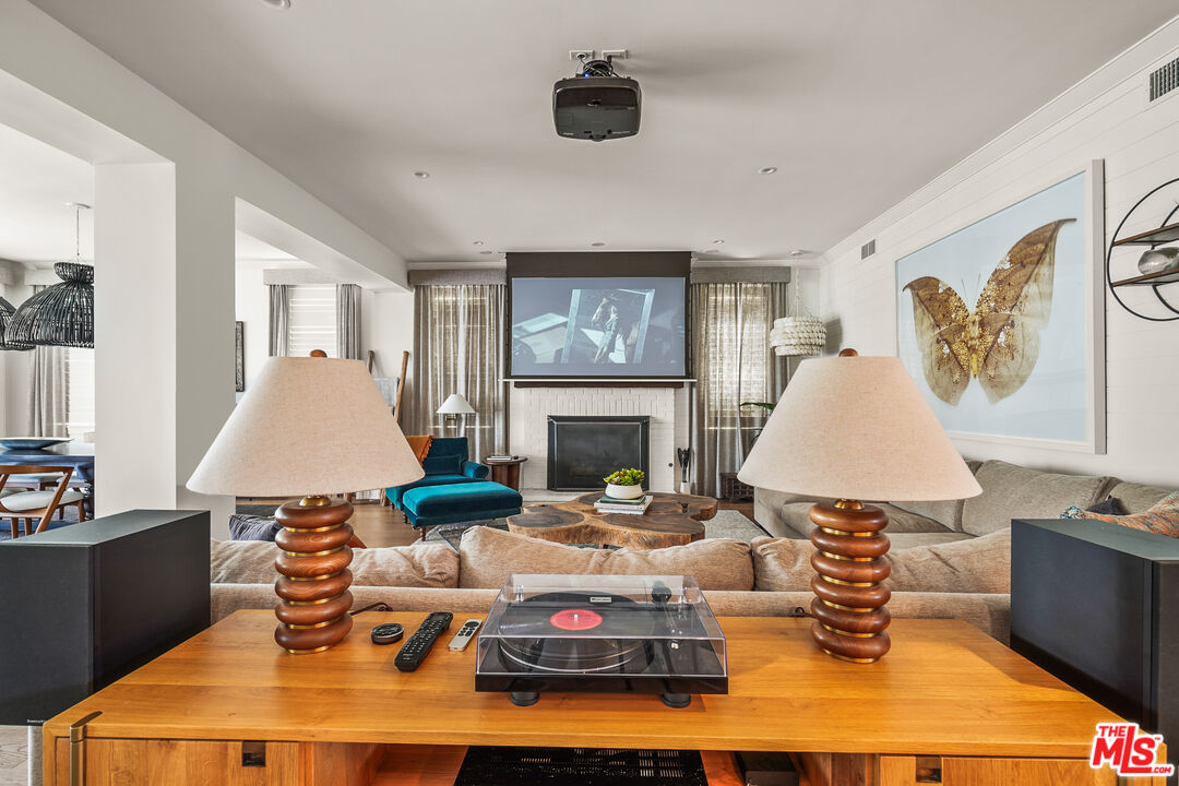 1240 Appleton Way Venice, CA 90291 - Photo 11 of 71 a living room with furniture and a fireplace