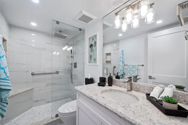 a view of a lake with a mountain