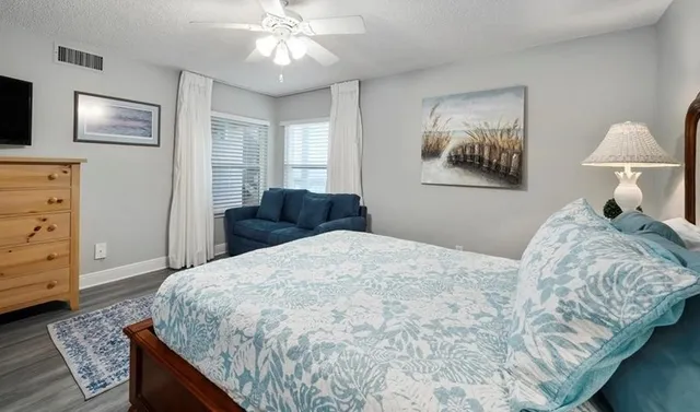 a front view of a house with a lake view