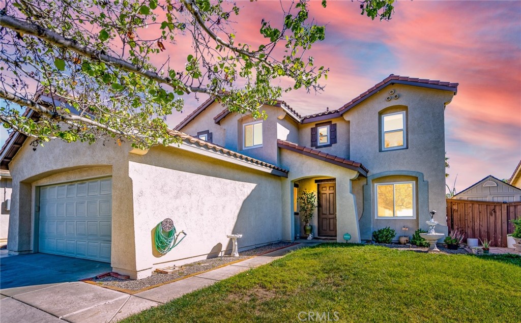 166 Ropango Way Hemet, CA 92545 - Photo 1 of 1 a front view of a house with a yard