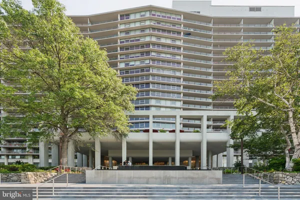 a front view of a building
