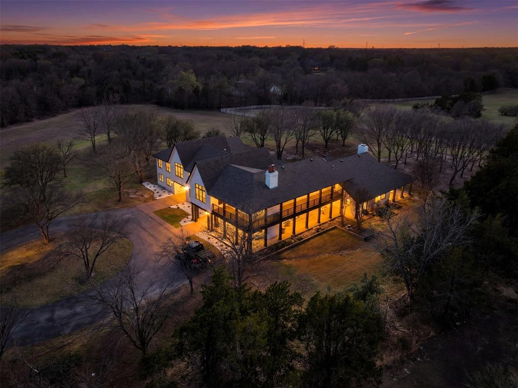 a view of a terrace with a garden