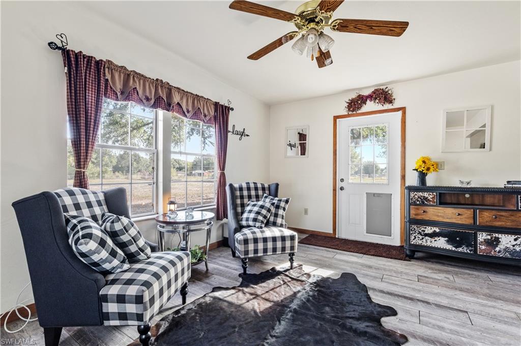 3666 Ft Simmons Avenue Fort Denaud, FL 33935 - Photo 18 of 41 Overlooking backyard with doggie door