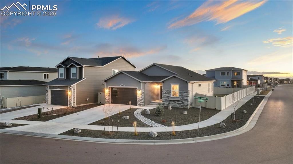 9962 Hidden Ranch Court Peyton, CO 80831 - Photo 38 of 48 a view of a house with a sink and a yard