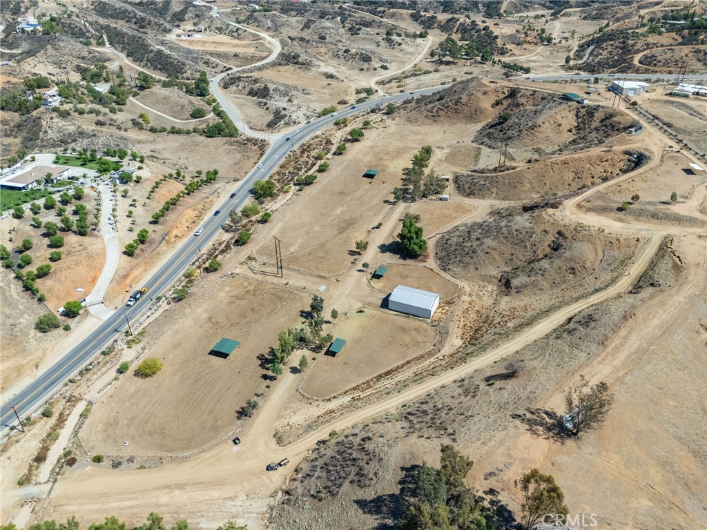 8411 Reche Canyon Road Colton, CA 92324 - Photo 65 of 74 Aerial view includes neighboring parcels not included in sale.