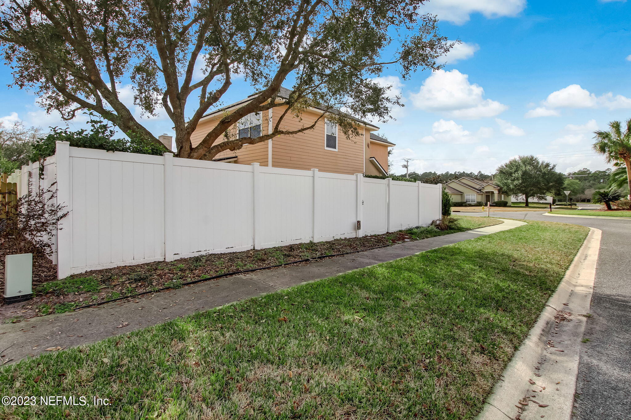 96054 Ridgewood Circle Fernandina Beach, FL 32034 - Photo 29 of 32 a backyard of a house with wooden fence