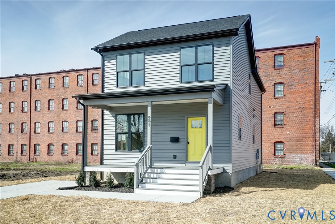 901 Commerce Street Petersburg, VA 23803 - Photo 1 of 40 a view of a house with a small entryway