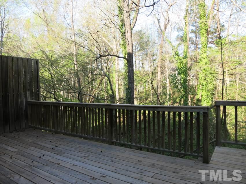6820 Gloucester Road Raleigh, NC 27612 - Photo 21 of 25 a view of balcony with wooden floor