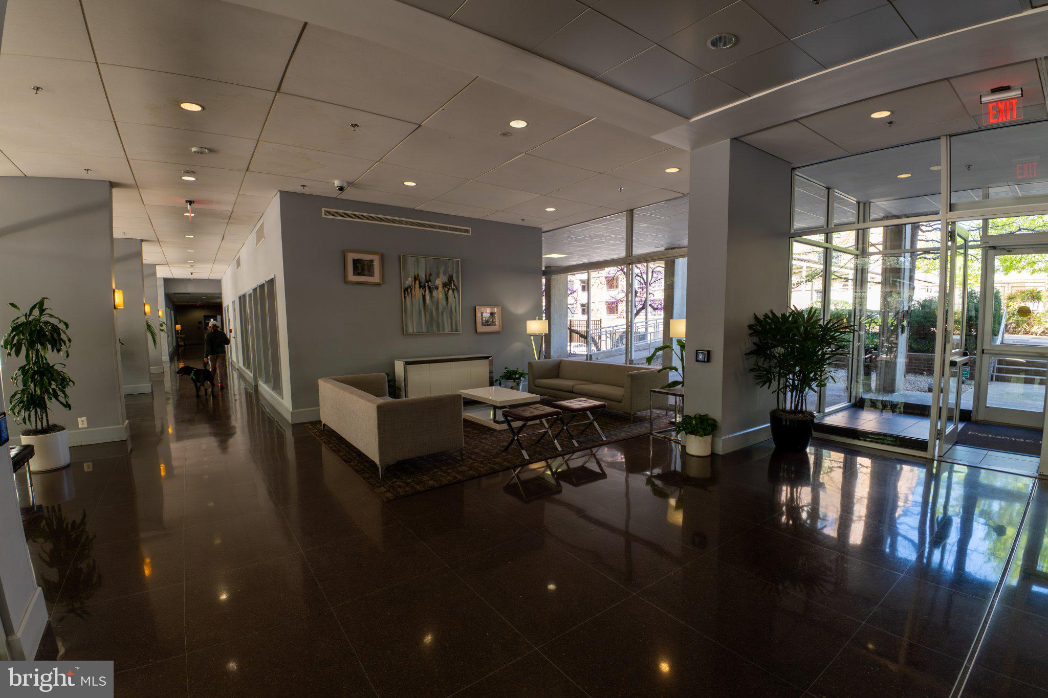 800 4th Street Southwest, Unit N107 Washington, DC 20024 - Photo 36 of 52 Modern lobby with sleek design.