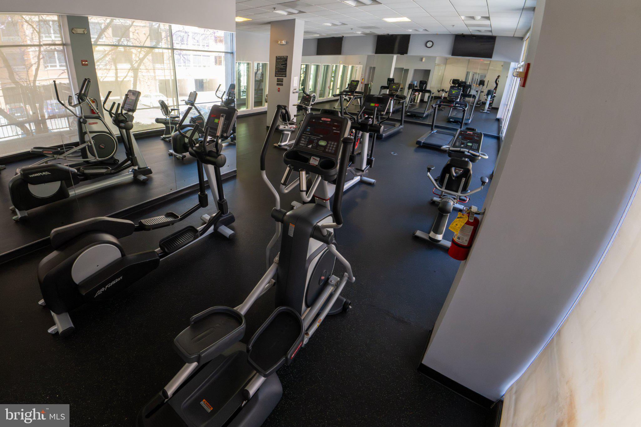 800 4th Street Southwest, Unit N107 Washington, DC 20024 - Photo 38 of 52 Modern fitness space with ample equipment.
