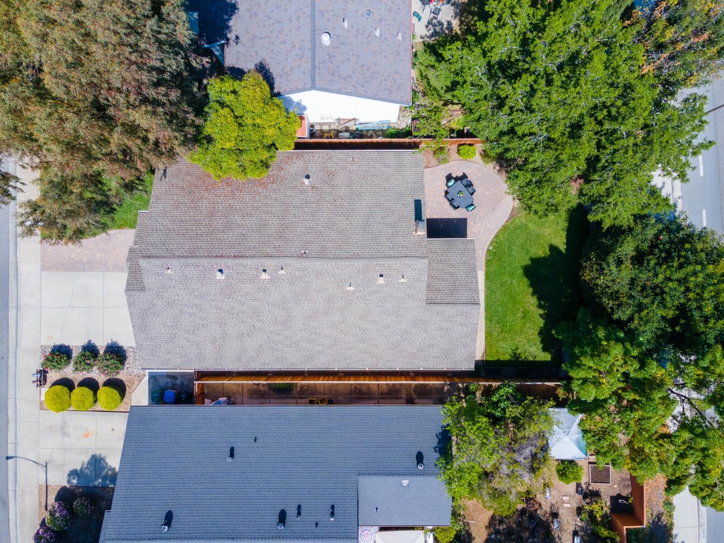 4240 Briarglen Drive San Jose, CA 95118 - Photo 4 of 42 an aerial view of house with yard swimming pool and outdoor seating