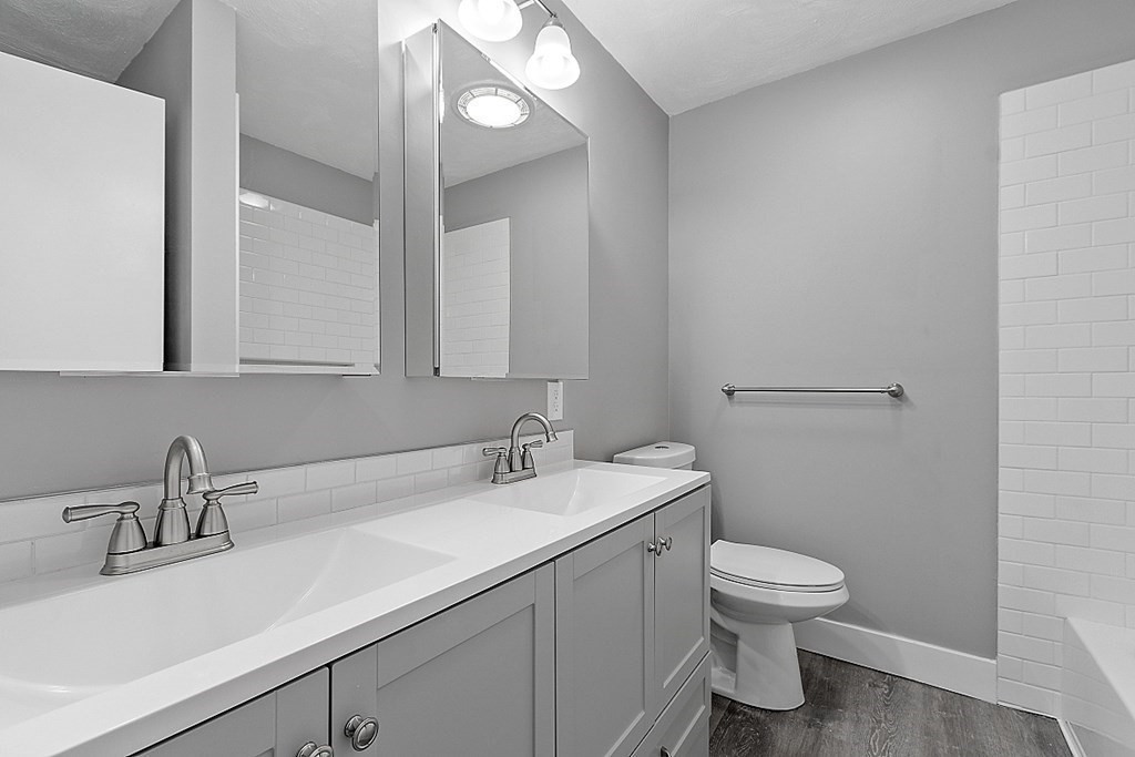 31 Blithewood Avenue, Unit 705 Worcester, MA 01604 - Photo 20 of 31 a bathroom with a sink toilet and vanity