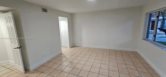 a big room with closet in it
