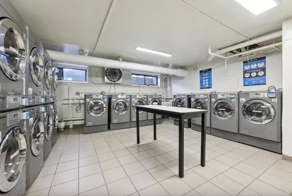 a view of a washer and dryer in a utility room