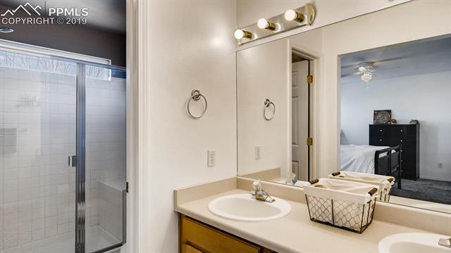 5395 Rondo Way Colorado Springs, CO 80911 - Photo 14 of 28 Double Vanities and Large Shower off Master