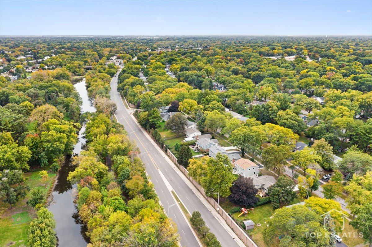 1408 Swallow Street Naperville, IL 60565 - Photo 46 of 54 an aerial view of residential houses with outdoor space