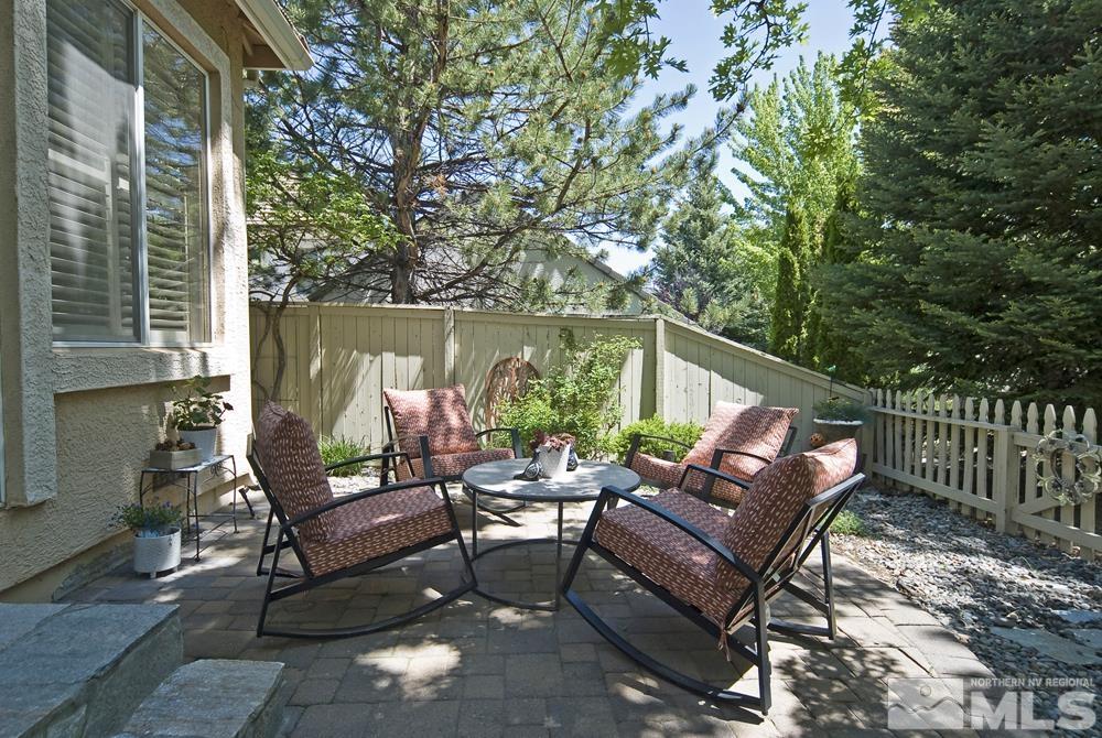 1830 Hunter Creek Road Reno, NV 89519 - Photo 25 of 31 a outdoor living space with furniture and garden view