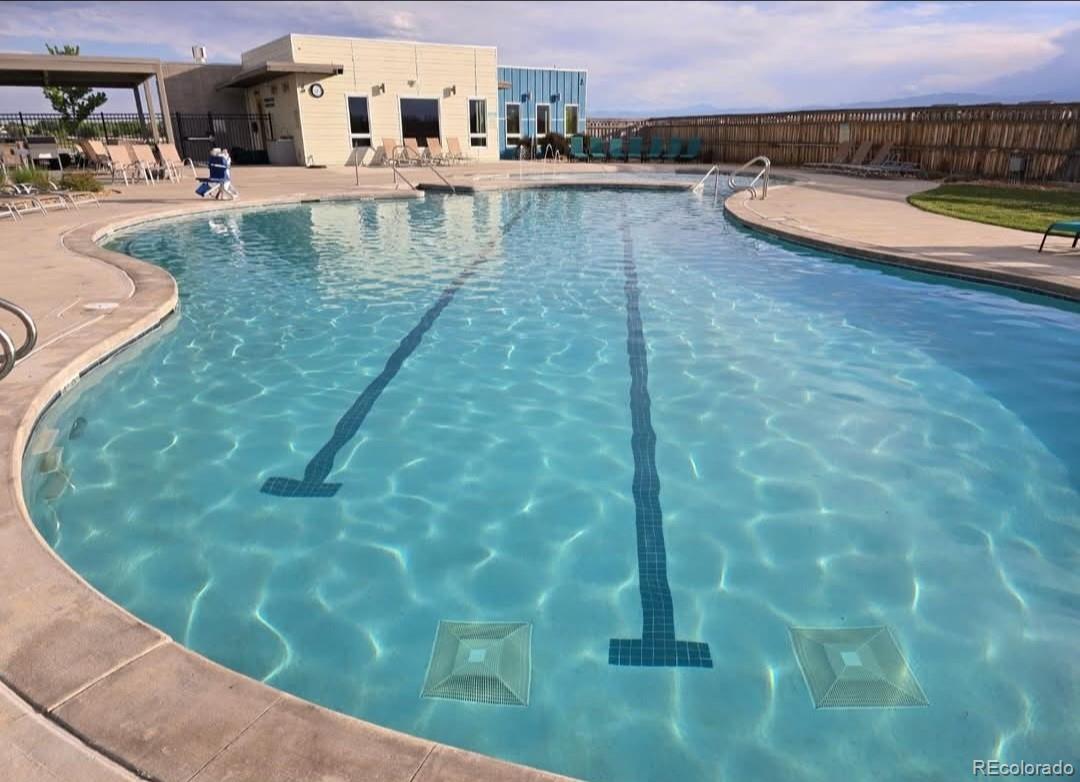 Undisclosed Address Berthoud, CO 80513 - Photo 24 of 26 a view of a swimming pool with a patio