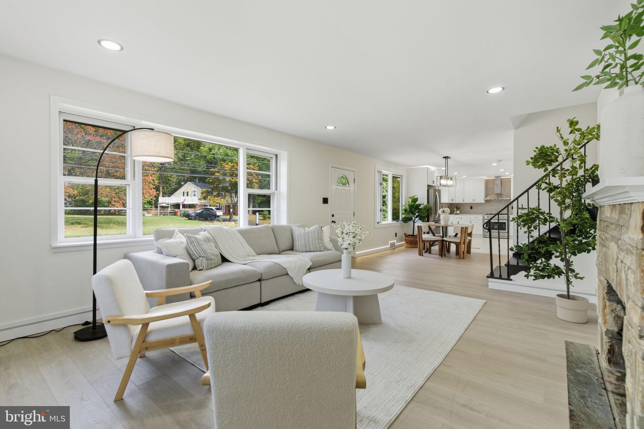 151 Dolington Road Yardley, PA 19067 - Photo 4 of 39 a living room with furniture and a large window