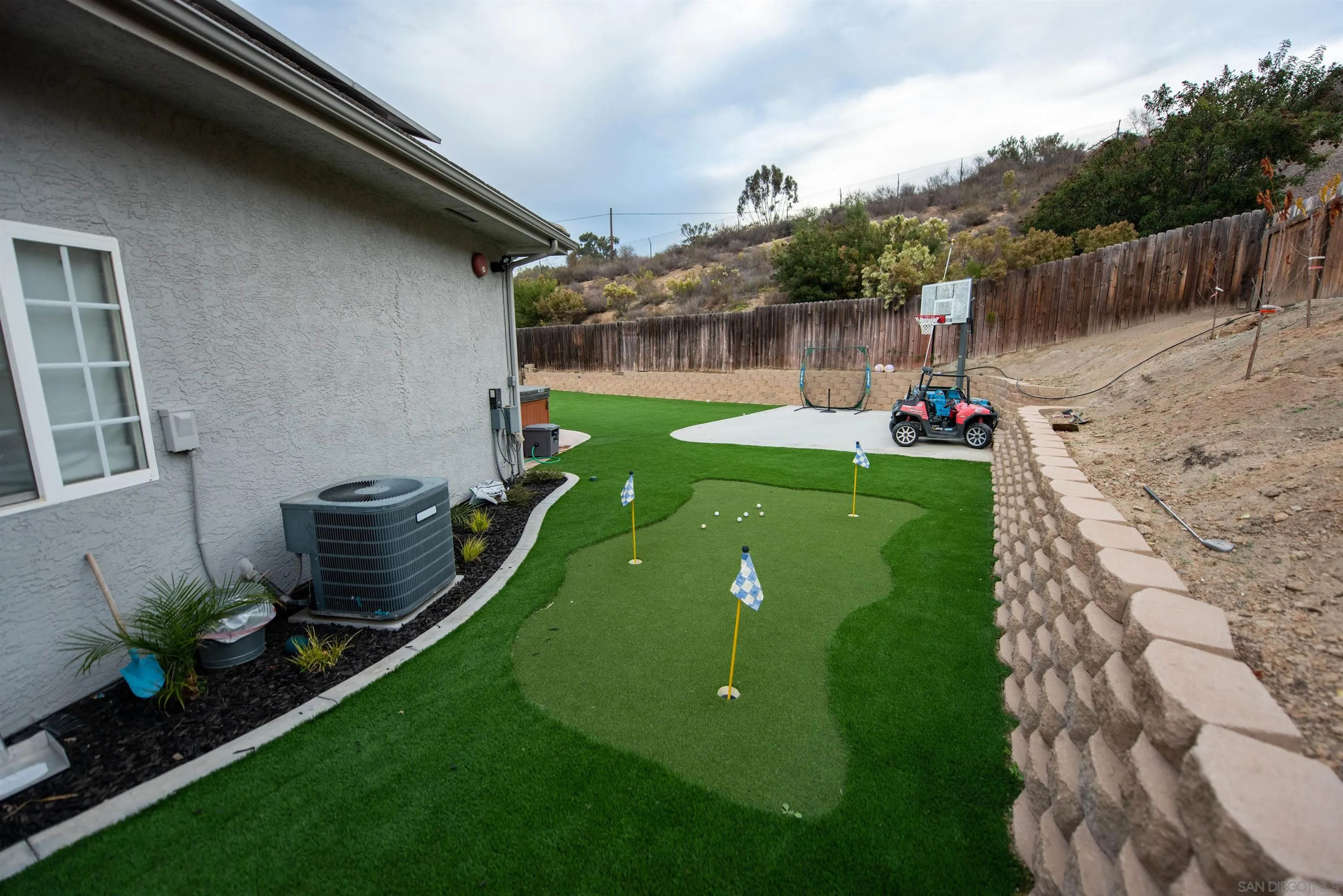 8945 Diamondback Drive Santee, CA 92071 - Photo 43 of 49 a view of a backyard with sitting area