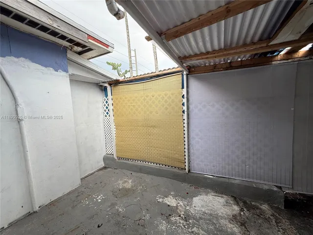 a view of parking garage