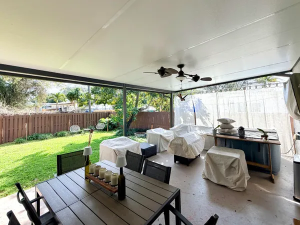 a outdoor living space with furniture and garden view