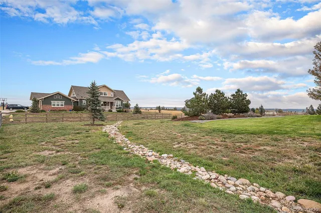 a view of a lake with houses