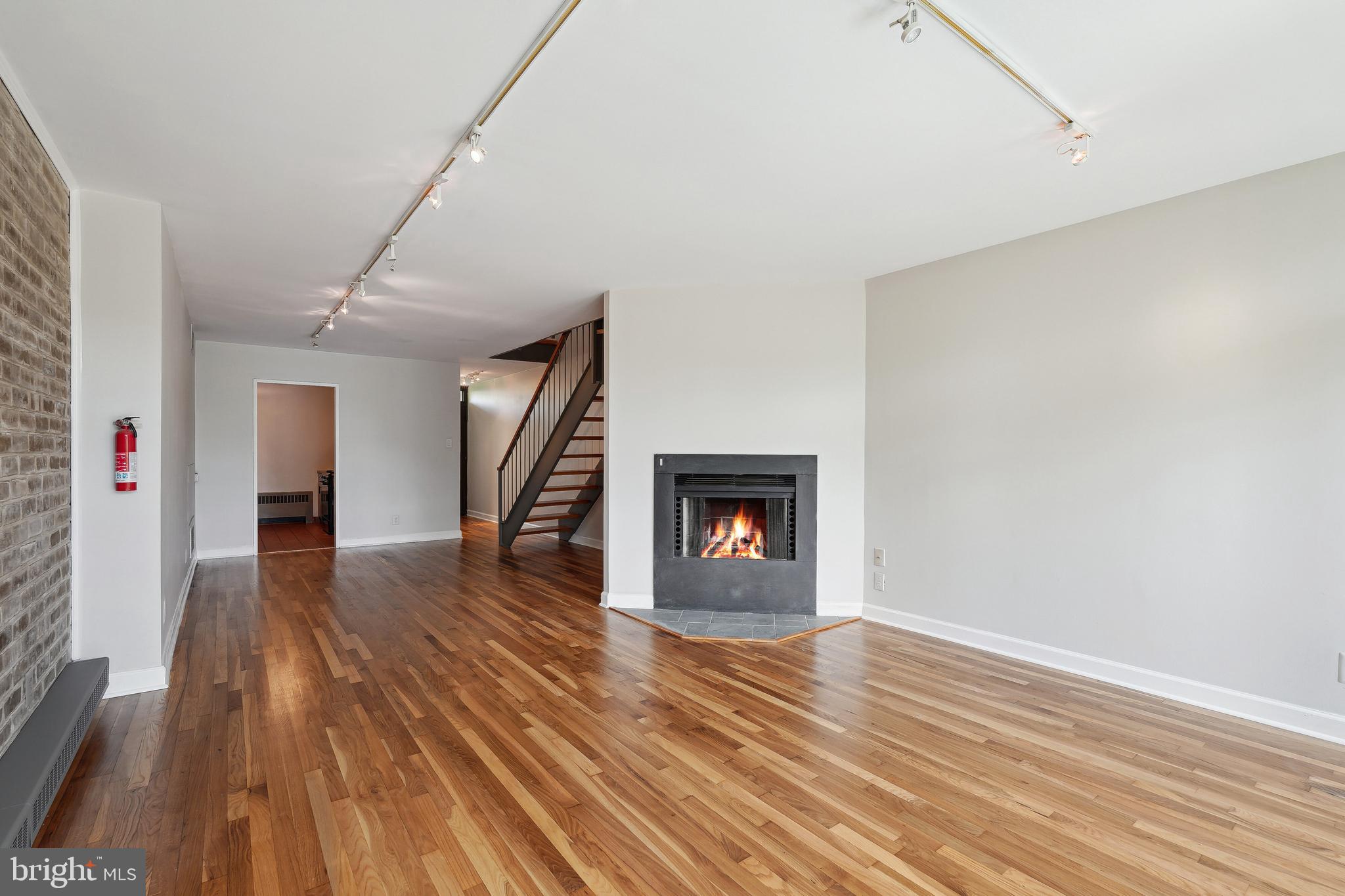 333 N Street Southwest, Unit 333 Washington, DC 20024 - Photo 5 of 29 Living Room with Wood-Burning Fireplace