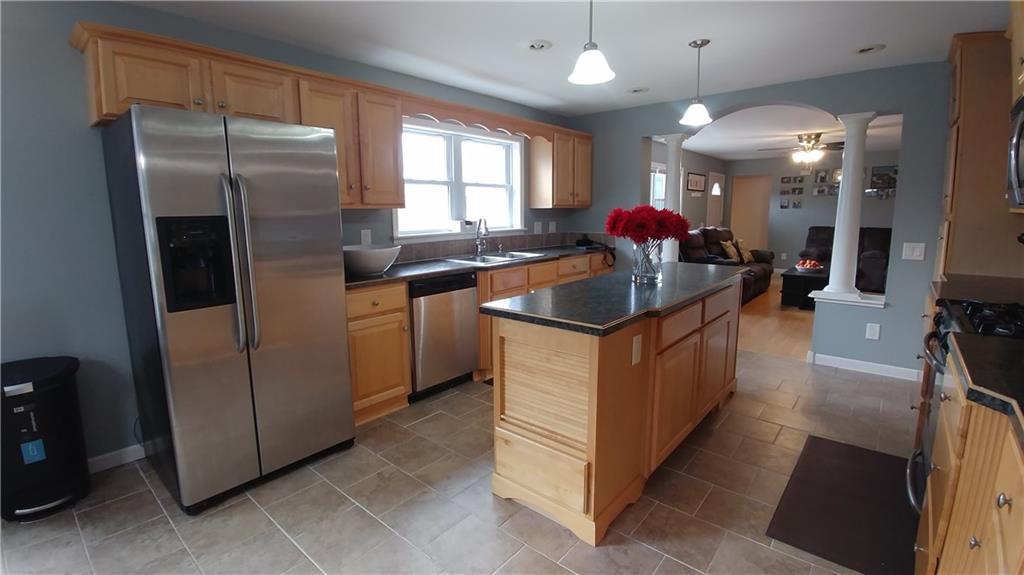 299 Lunt Road Brunswick, ME 04011 - Photo 6 of 34 From the spacious kitchen through...