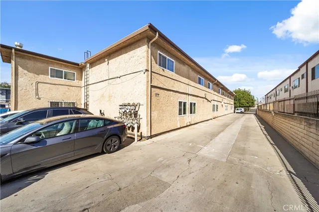 a white wall with a potted plant on it