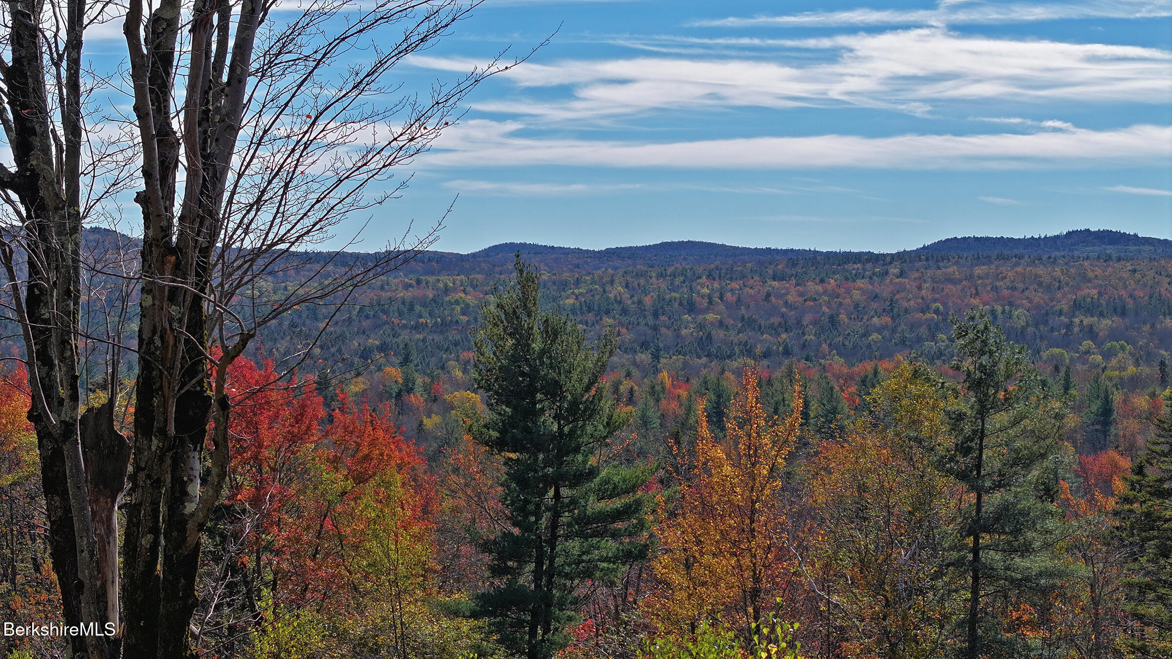 1570 B Washington Mountain Road Washington, MA 01223 - Photo 10 of 11 a view of residential houses with a yard and mountain view in back