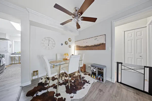 a bed room with furniture and a window