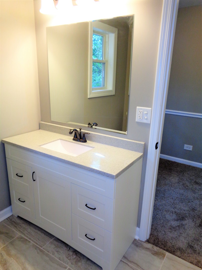 226 Seabury Road Bolingbrook, IL 60440 - Photo 10 of 24 a bathroom with a sink and a mirror
