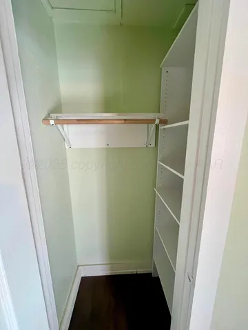a view of closet