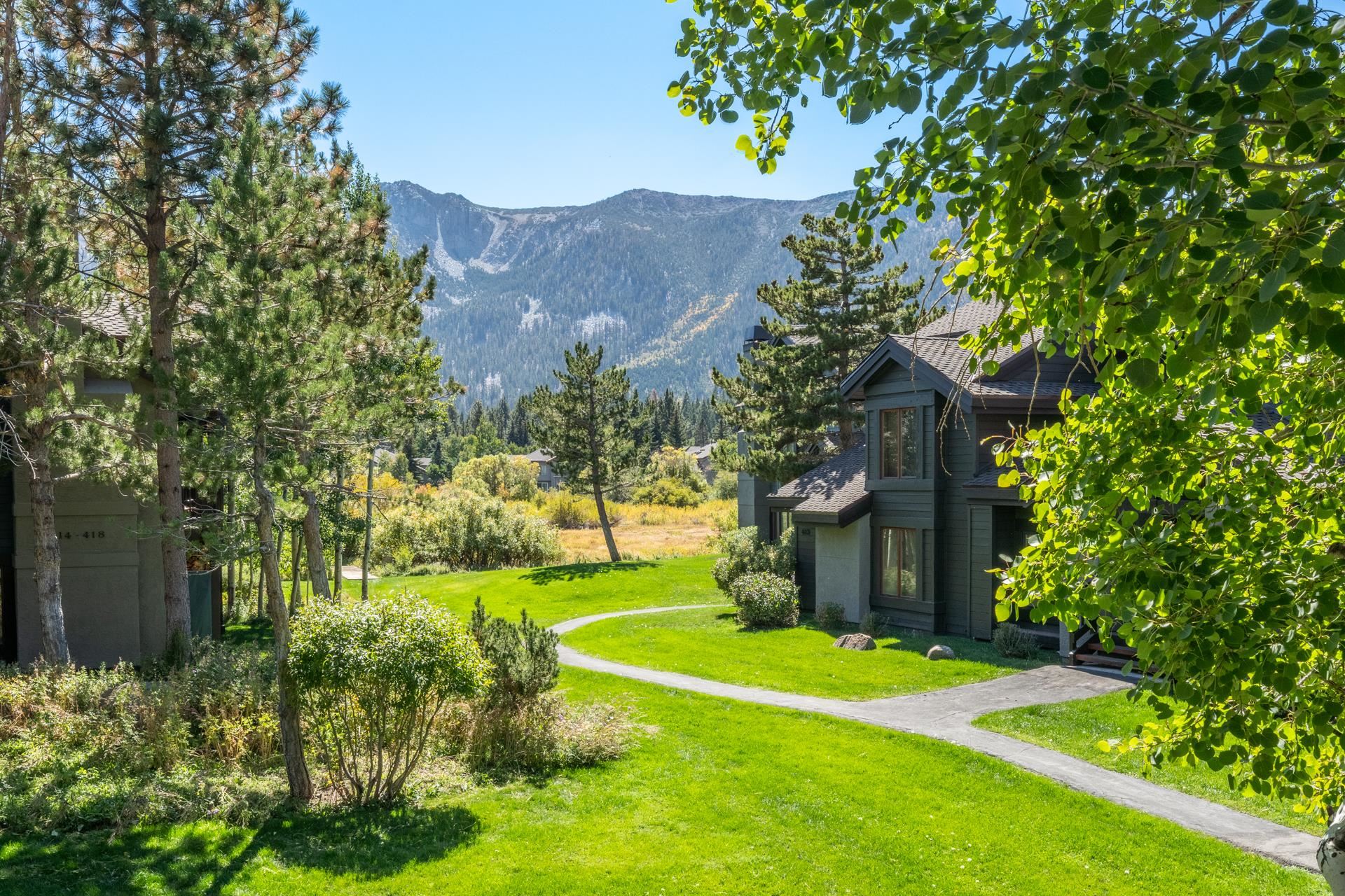 402 Snowcreek Road, Unit 402 Mammoth Lakes, CA 93546 - Photo 3 of 47 a view of a back yard