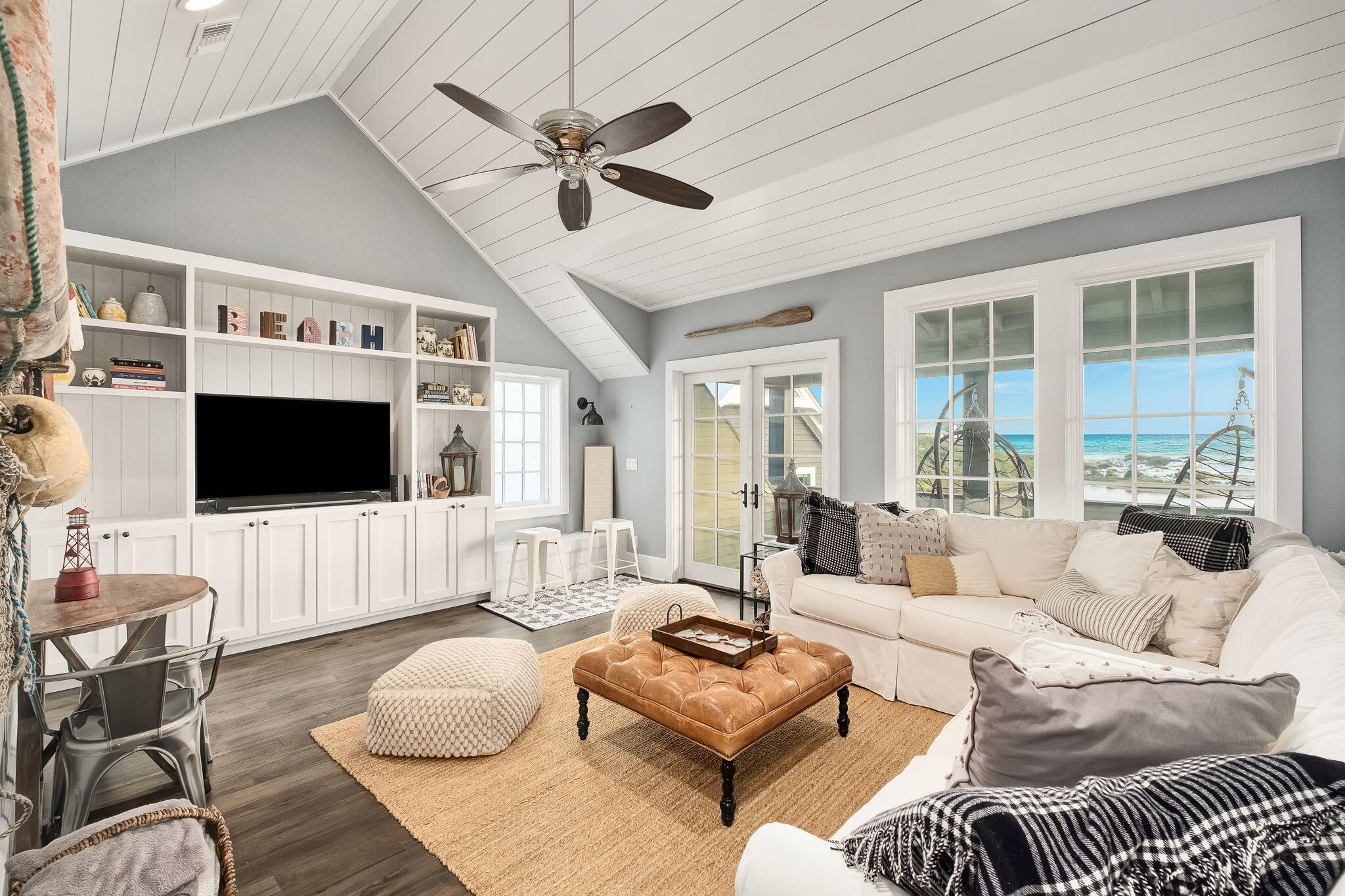 28 Bluff Lane Santa Rosa Beach, FL 32459 - Photo 16 of 24 a living room with furniture and a flat screen tv