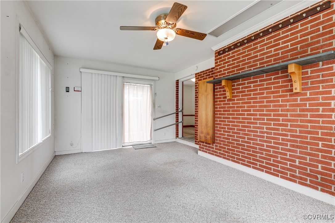 9800-9808 Reams Road North Chesterfield, VA 23236 - Photo 25 of 50 a view of empty room with ceiling fan