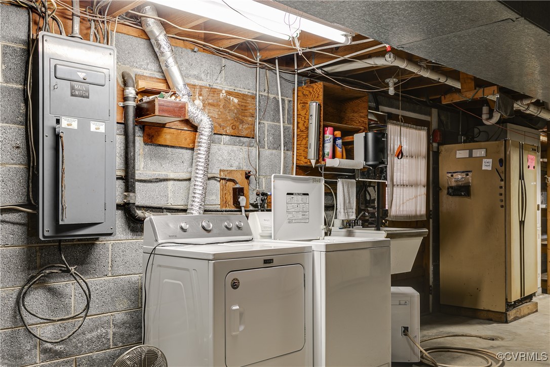 9800-9808 Reams Road North Chesterfield, VA 23236 - Photo 42 of 50 a utility room with dryer and washer
