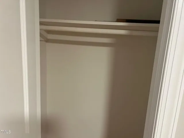 a close view of closet