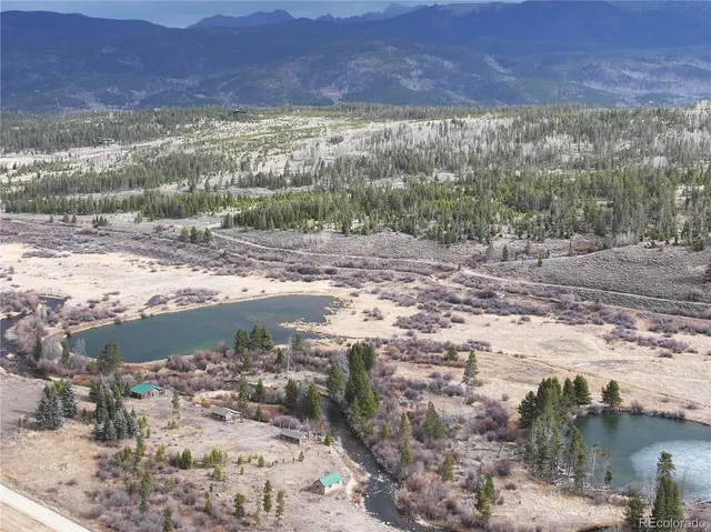 a view of lake with mountain