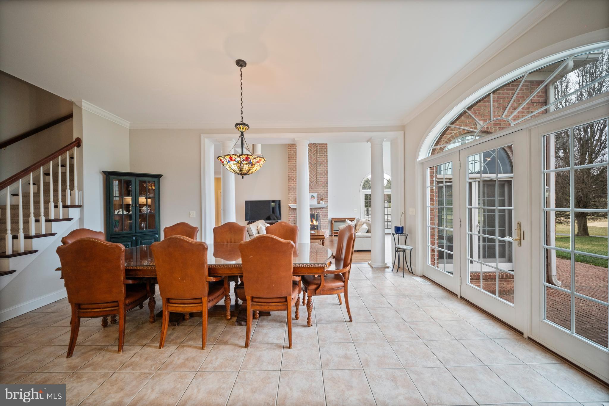 505 Pond View Lane Hunt Valley, MD 21030 - Photo 23 of 79 Dining space with patio and fairway views