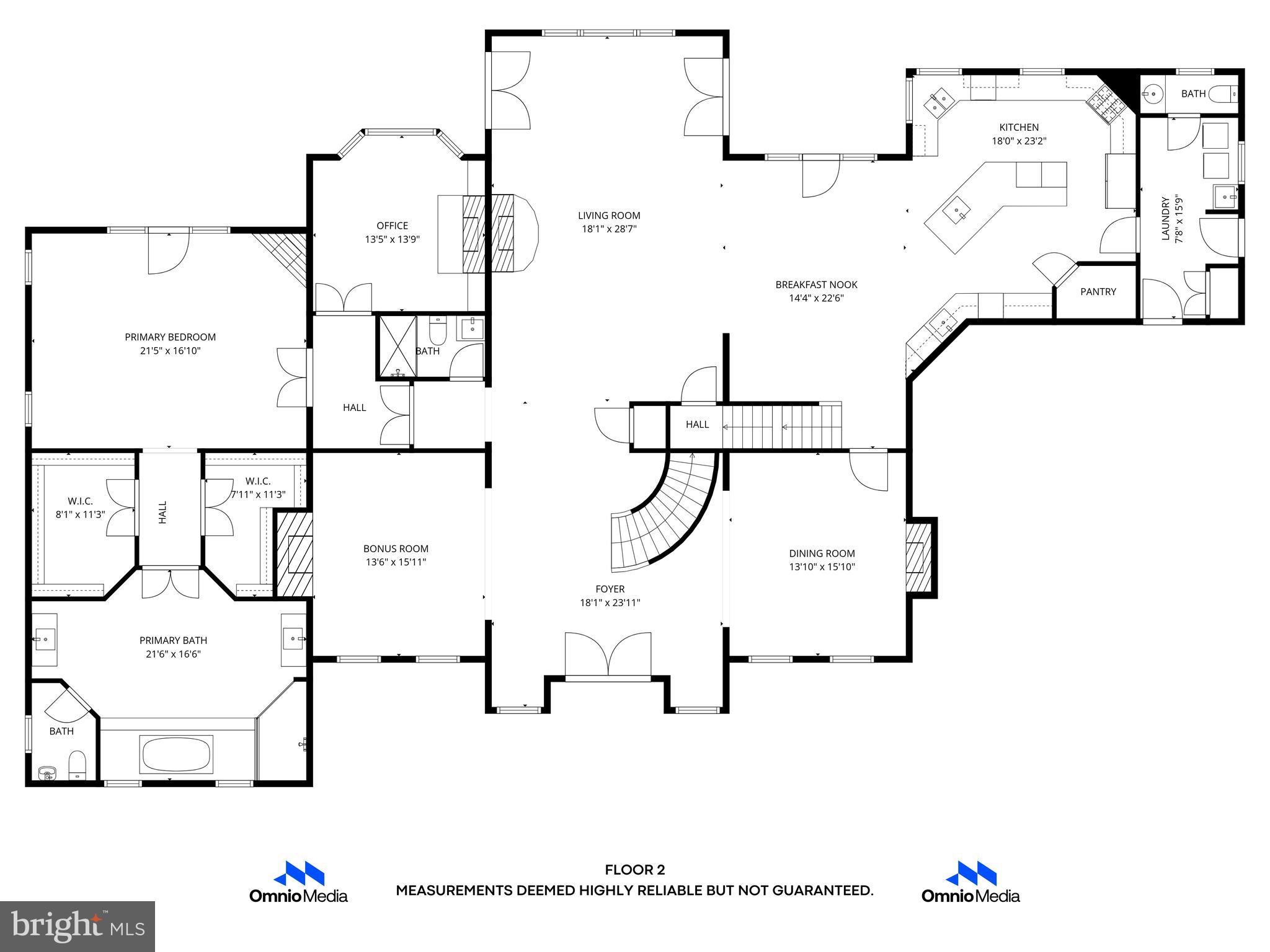 505 Pond View Lane Hunt Valley, MD 21030 - Photo 100 of 104 Main Level Floor Plan