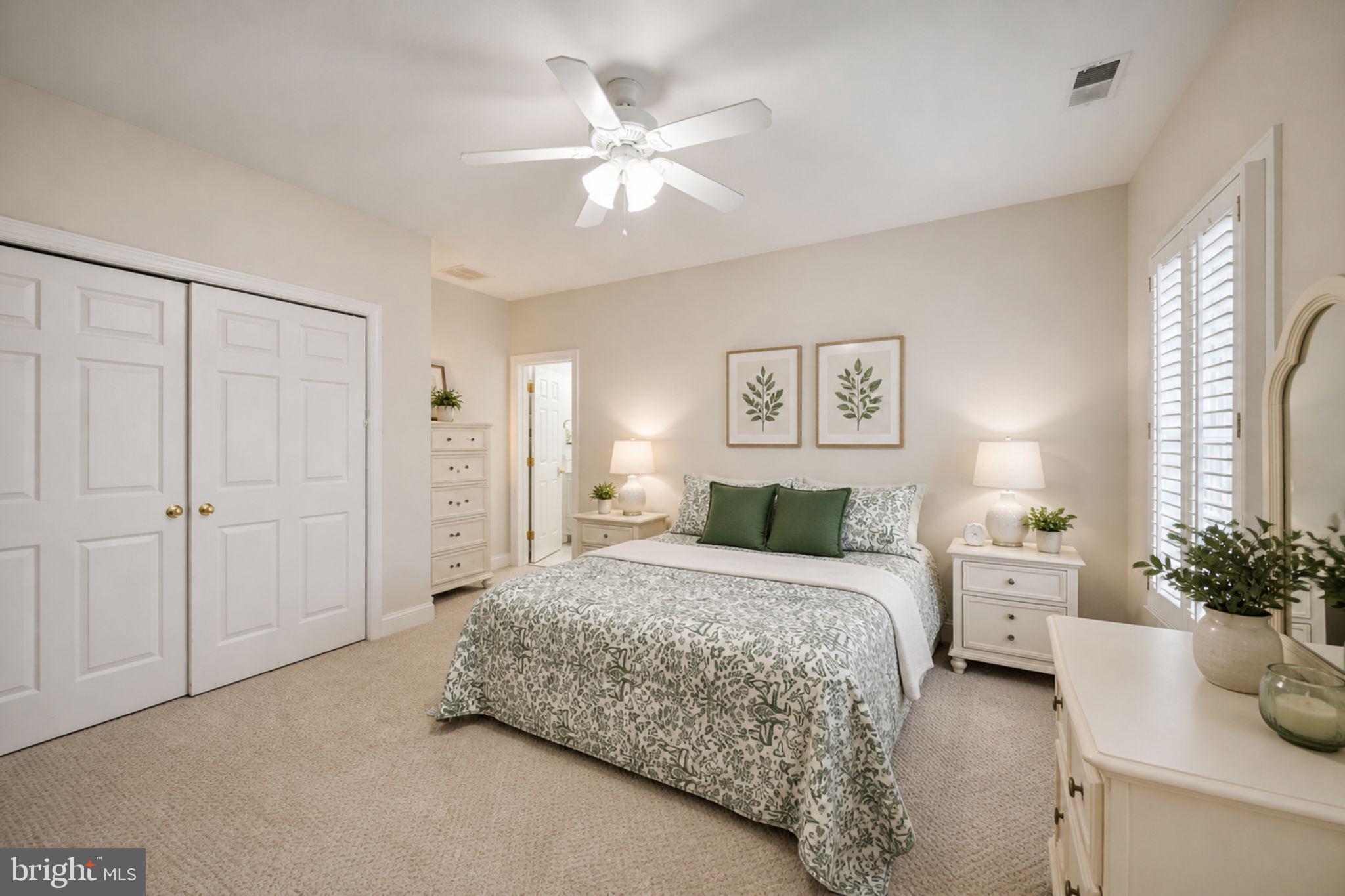 505 Pond View Lane Hunt Valley, MD 21030 - Photo 28 of 104 Virtual Stage - Bedroom 2 with attached bath